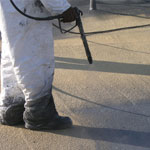 Providence protective roof coatings over foam