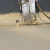 seamless, protective Providence foam roofing